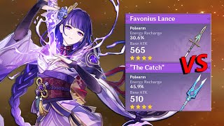 Raiden Shogun The Catch or Favonius Lance Build [upl. by Nart455]