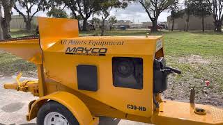 Mayco Shotcrete Concrete Pump For Sale￼ All Points Equipment  9416851141 [upl. by Varini]