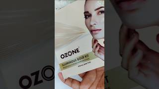 🌟 Ozone Ayurvedics Gold Facial Kit Review  Facial At Home  Facial Steps shorts skincare [upl. by Atiugal]