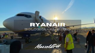 RYANAIR Malta Air  BOLOGNABLQ  ALGHEROAHO [upl. by Garbe255]