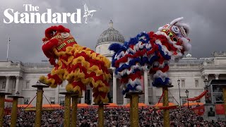 Tens of thousands turn out to celebrate Chinese New Year [upl. by Endys]