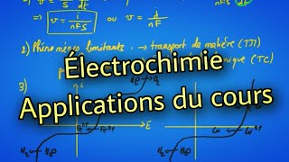 Électrochimie  applications du cours [upl. by Nonnarb]