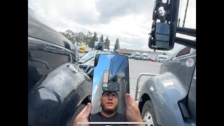 Replacing mirror on my Kenworth T680 2021 [upl. by Agarhs]