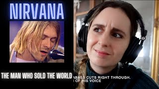 Reaction to Nirvana The Man Who Sold The World MTV Unplugged [upl. by Soigroeg]