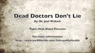 Dr Wallach on High Blood Pressure [upl. by Lalittah]