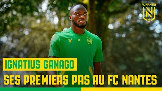 Ignatius Ganago  ses premiers pas au FC Nantes [upl. by Lerej]