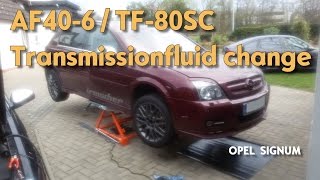 🔧 AF406  TF80SC ATF How To Oilchange ᴴᴰ [upl. by Noemys]