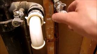 Replacing Vanity Sink Faucet Shut off valves and walls [upl. by Kleeman721]