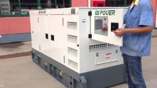 SUPER SILENT TYPE DIESEL GENERATOR SET 50KVA NOISE LEVEL TEST 1 [upl. by Selimah]