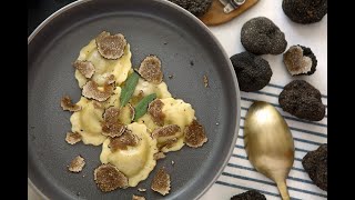 Ravioli with Truffle  Easy Recipe [upl. by Oirretna2]