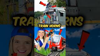 Reality Of Train Horns shorts [upl. by Nadler972]