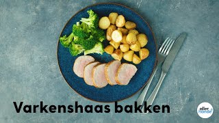 Varkenshaas bakken – how to  Allerhande [upl. by Enimisaj]