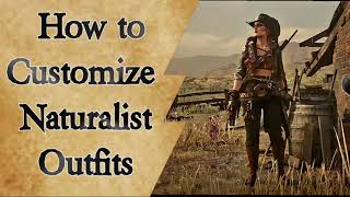 Customize Naturalist Role Outfits  Red Dead Redemption 2 Online [upl. by Divaj]