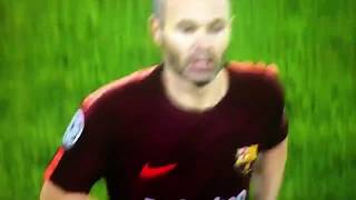 Iniesta Getting Applauded By Juventus Fans in Juventus Stadium UCL 201718 • DON ANDRES INIESTA • [upl. by Alik171]