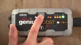 How To Jump Start A Car Battery  NOCO Genius Boost GB30 UltraSafe Lithium Jump Starter [upl. by Aranaj957]