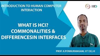 What is HCI Commonalities amp Differences in Interfaces [upl. by Akeylah]