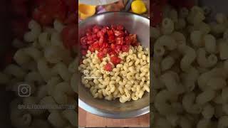 Creamy Balsamic Pasta Salad pasta pastasaladrecipe pastasalad [upl. by Matejka]