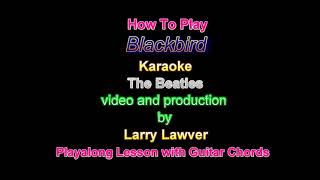 Blackbird Beatles Karaoke [upl. by Ellimac26]