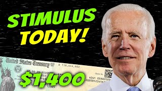 TODAY 1400 Second Stimulus Check Update amp New Stimulus Package Update  Biden Meets GOP  Feb 1 [upl. by Silsby]