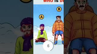 Who is dead 😱 quiz riddle viral shorts fyp shortsfeed entertainment riddlechallenge enigma [upl. by Yddet]