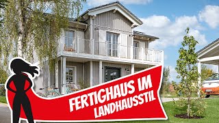 Fertighaus im Landhausstil Diese Details schaffen TraumhausFlair Barefoot Home von Schwörer Haus [upl. by Tecu]