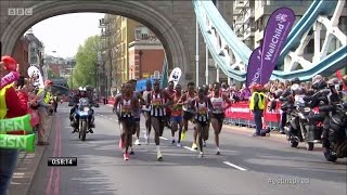 London Marathon 2017  Full Race Keitany WR [upl. by Lemaj]