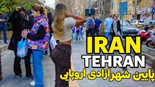 IRAN 2024  Tehran Night Walk Tour  Tehran City Poor Neighborhood ایران [upl. by Anerev827]