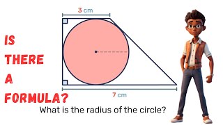 How to Find the Radius of a Circle inside of a Trapezoid [upl. by Marnia]