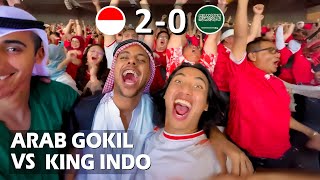 Arab gokil Reaction INDONESIA  ARAB SAUDI suasana heboh di GBK [upl. by Meggs]