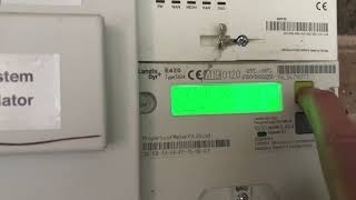 Reading a Landis E470 type 5452 electricity meter  new method faster [upl. by Anirb]