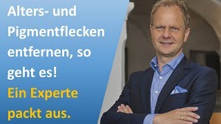 Altersflecken und Pigmentflecken entfernen  wie geht es am besten [upl. by Lladnik]