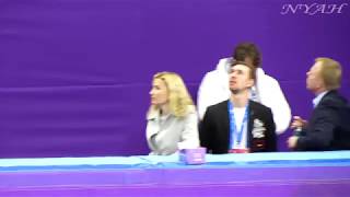 2018 OWG Ladies FS Final Group WarmUp FANCAM [upl. by Inverson]