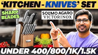 Best Kitchen Knife Set⚡Top 5 Best Kitchen Knife Set In India 2024⚡Best Budget Kitchen Knife Set 2024 [upl. by Isewk7]