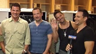 98 DEGREES INTERVIEW THE PACKAGE TOUR NEW ALBUM quot20quot NEW SONG quotMICROPHONEquot [upl. by Danczyk577]