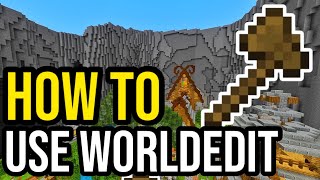 How To Use WORLD EDIT In Minecraft Bedrock WORKING  NO MODS [upl. by Hekking]