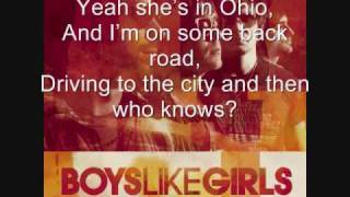 Shes Got a Boyfriend Now by Boys Like Girls With lyrics on screen [upl. by Wernick]