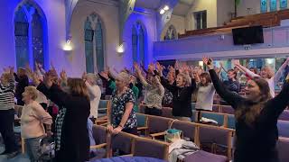 Sutton Coldfield Tuneless Choir singing LOVE with a few actions… [upl. by Shih]