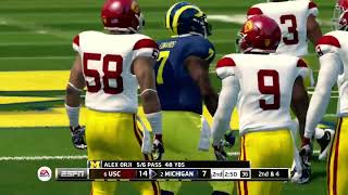 USC vs Michigan  NCAA Football 14  Rosters Updated for 202425 Season Week 4 [upl. by Cartwell]