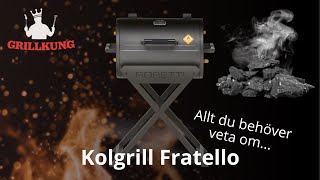 Kolgrill Fratello från Boretti  Så här funkar grillen [upl. by Aynna]