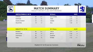 Radlett CC 1st XI v North Mymms CC 1st XI [upl. by Lisette]