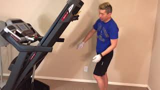 How to grease and lube Sole F63 treadmill belt [upl. by Asert958]