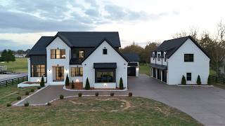 TOUR INSIDE A LUXURY HOME WITH A 6 CAR GARAGE ON OVER AN ACRE  25M [upl. by Glarum752]