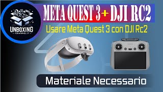 Come collegare un Meta Quest 3 ad un Radiocomando DJC RC2 [upl. by Worthy573]