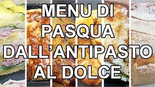 Menù di Pasqua dallantipasto alla pastiera napoletana  FoodVlogger [upl. by Anallese]