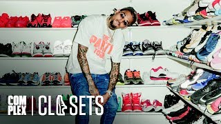 Chris Brown Shows Off The Most Insane Sneaker Collection Weve Ever Seen On Complex Closets [upl. by Ermengarde]