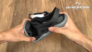 Sandal Crocs Nam Swiftwater Mesh Wave Màu Đen [upl. by Oiretule]