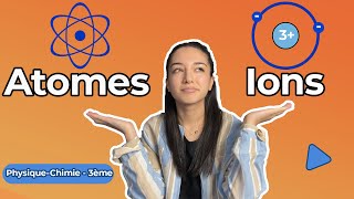 Atomes et ions collège  Ton cours en 3 minutes [upl. by Borek]