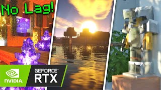 Top 10 No Lag Shaders For MCPE 118  Minecraft Bedrock Edition [upl. by Yltsew]