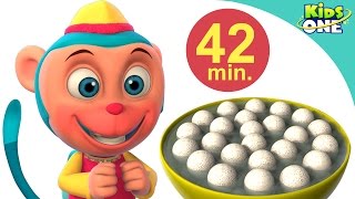 42 Minutes Hindi Rhymes Collection  Bandar Mama and many more 3D Rhymes  KidsOne [upl. by Naerol]