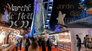 Marché de Noël à Paris Jardin des Tuileries [upl. by Arhoz]